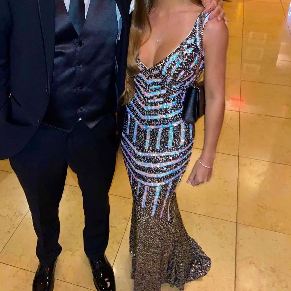 Sequin Diamond prom dress